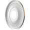 Ekena Millwork Berkshire PVC Medallion (Canopies up to 5 3/4"), 13"OD x 3 1/2"ID x 3/4"P, Metallic Dark Copper CMP13BECDC - alternate 2
